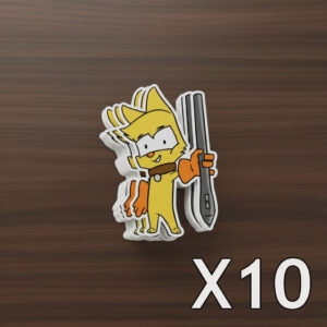 Stickers laminados y troquelados